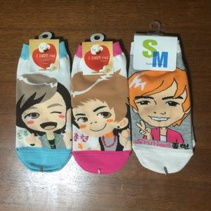 SHINee Kpop Animated Character Socks