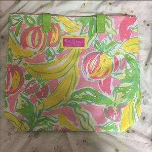 Lily Pulitzer tote bag w Estée Lauder