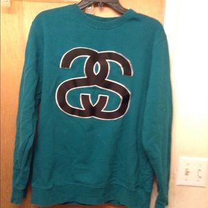 Teal Stussy Sweater