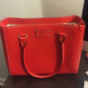Red Kate spade purse