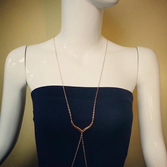 Classy gold body chain - Picture 3 of 3