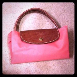 New Small Salmon Longchamp Tote