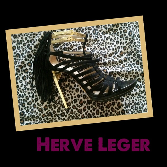 ** Flash Sale! Authentic Herve Leger Fabia Heels * - Picture 2 of 4