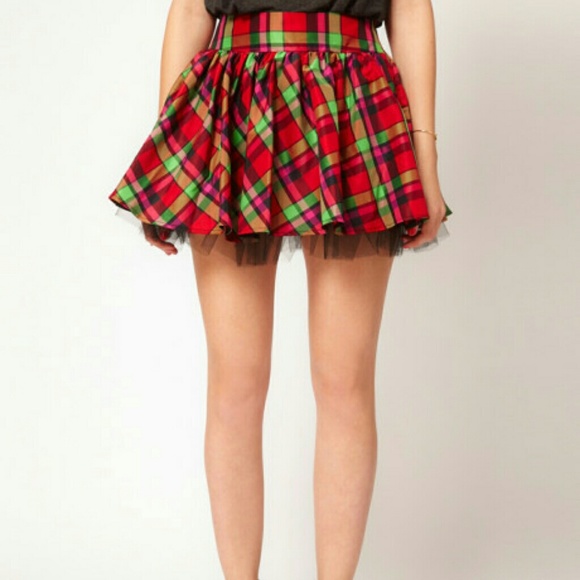 Tartan (Plaid) Mini Skirt