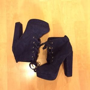 Forever 21 platform booties