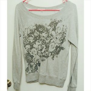 Heart Shaped Flower Bouquet Sweater