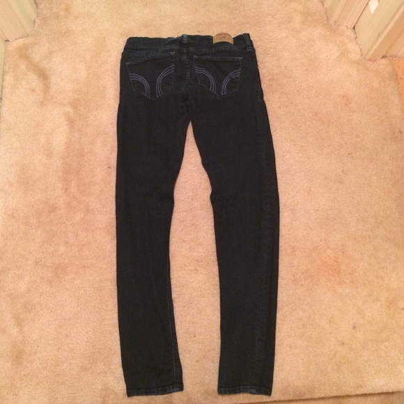 Hollister super skinny dark wash jeans