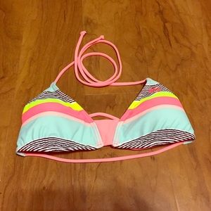 Ripcurl bandeau halter tie bikini