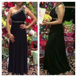 Formal Black Evening Gown
