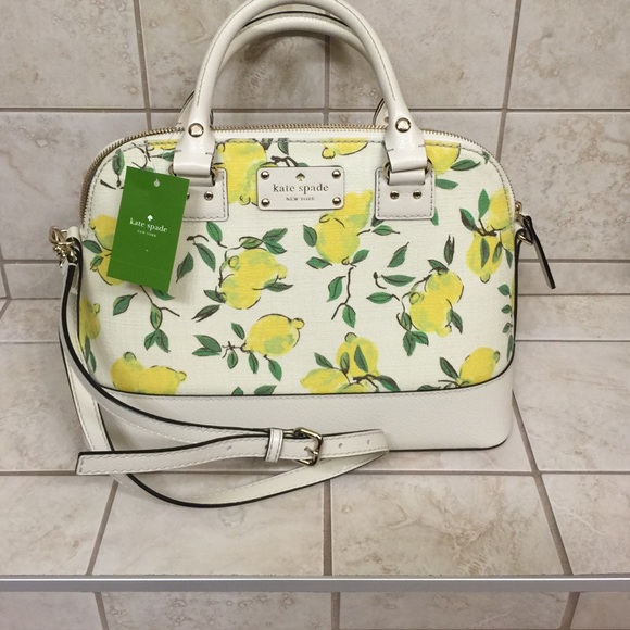 36 off kate spade Handbags ONE NIGHT ONLY! Kate Spade lemon print