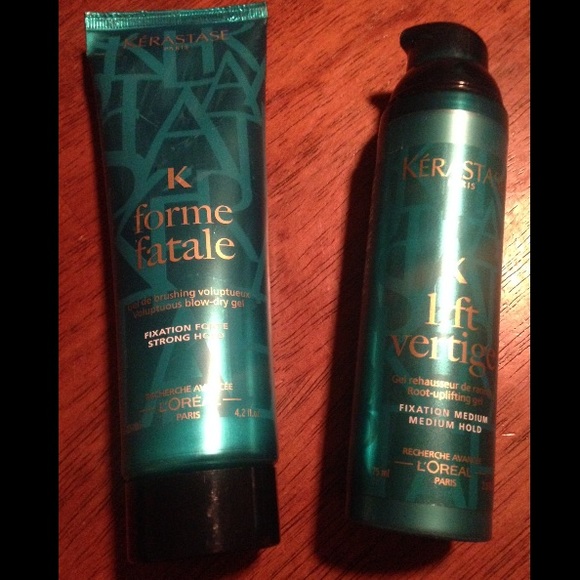 Kerastase products both 90% full