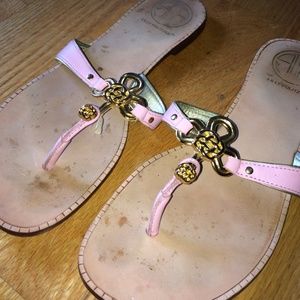Lilly pulitzer pink sandal size 8