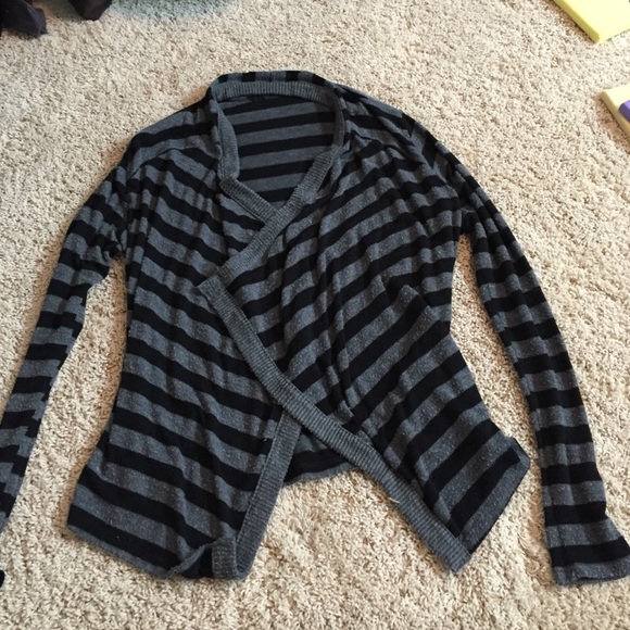Striped cardigan