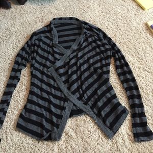 Striped cardigan