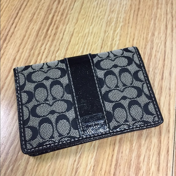Black coach wallet