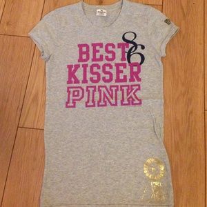 Grey best kisser ever t shirt