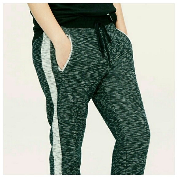 LOFT Pants - Sale | Drawstring Track Pants || Ivory and Black