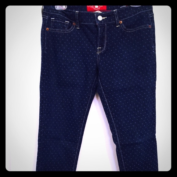 Lucky Brand Charlie Shimmer Capri's Size 28/ 6