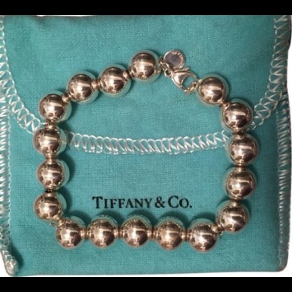 Tiffany & Co.  10mm Beads Bracelet 7.5" long.