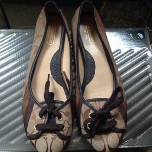Coach flats size 9