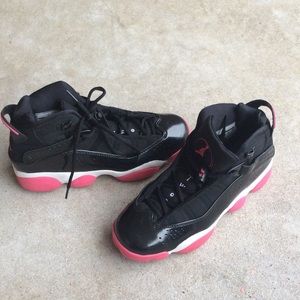 Girls Grade a School Air Jordan Six Rings (Pink)