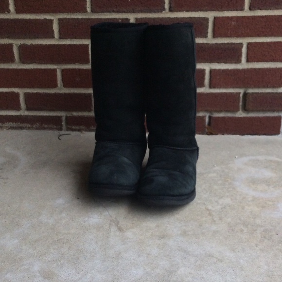 Tall Black UGG Boats