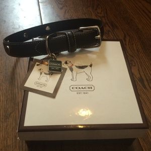 BRAND NEW Leather Coach Collar