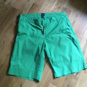 GAP green Bermuda shorts