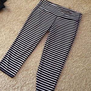 Athleta stripes Capri