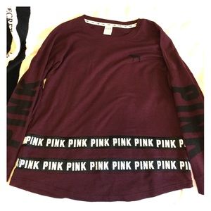 VS PINK varsity crew nwot
