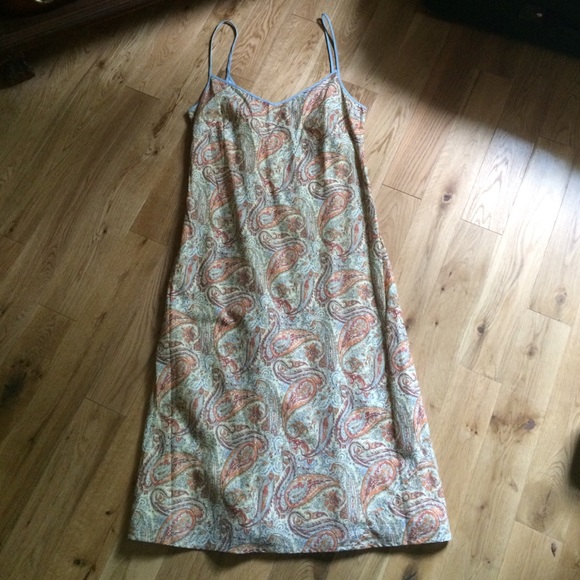 J. Crew paisley dress