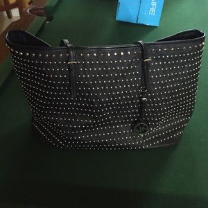 Michael Kors black jet set tote (large)