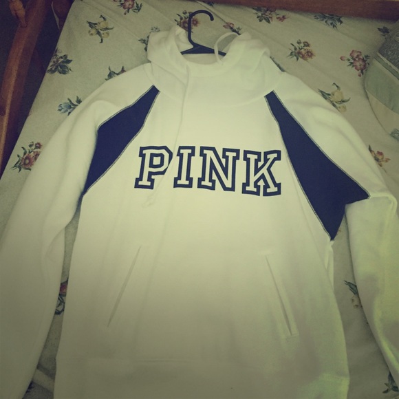 Victoria's Secret PINK white hoodie