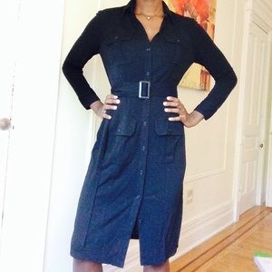 TALL GIRLS! Ralph Lauren Black Shirtdress