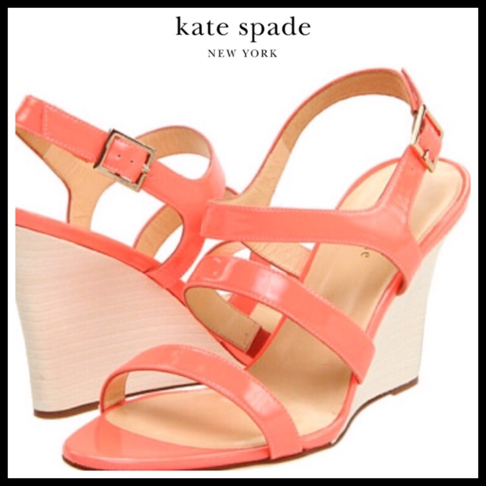 ๐ Kate Spade Strap Wedge Shoes: Cindy - Picture 1 of 5