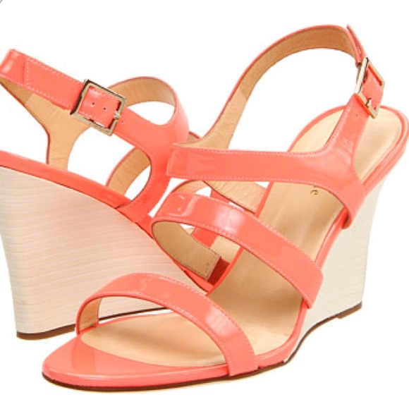 🆕 Kate Spade Strap Wedge Shoes: Cindy - Picture 4 of 5