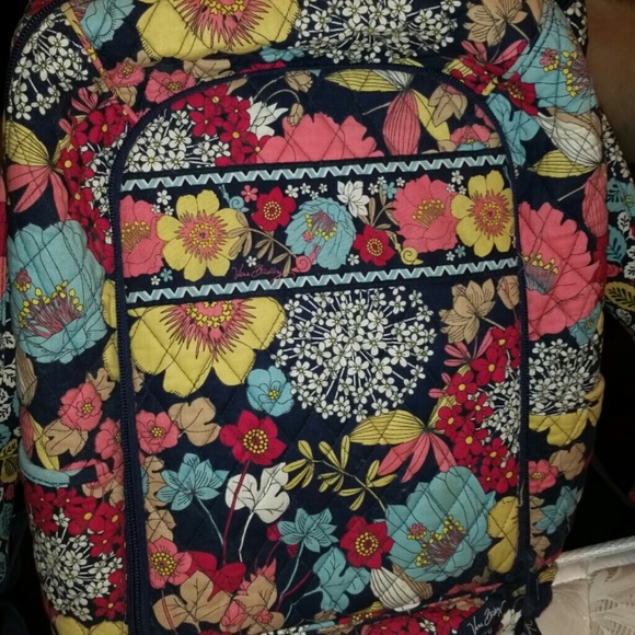 Vera Bradley Happy Snails Laptop Backpack