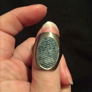 Unique Denim Ring