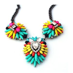 Multi-colored Statement Necklace