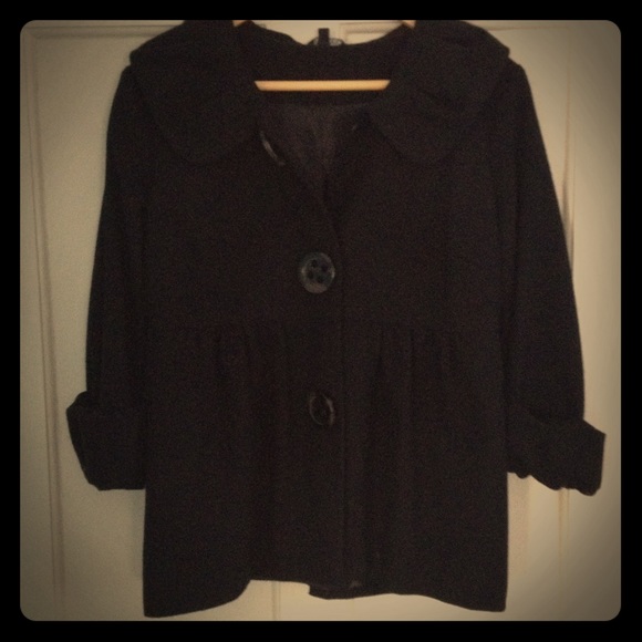 Gorgeous black peplum style jacket