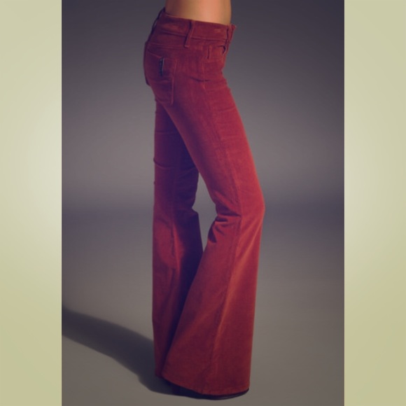 🌑Black Orchid Rust Flare Corduroy pants🌑