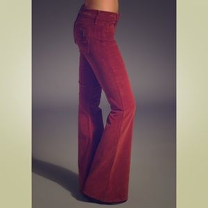 🌑Black Orchid Rust Flare Corduroy pants🌑