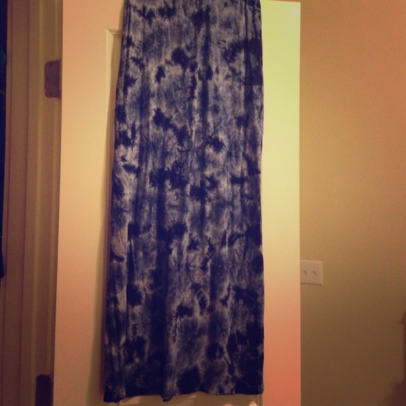 Blue skirt