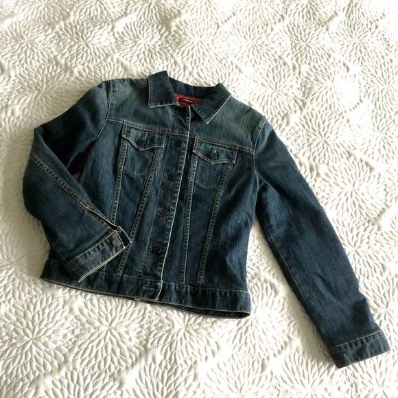 GAP Denim Jacket w/ Sweater Lining EUC
