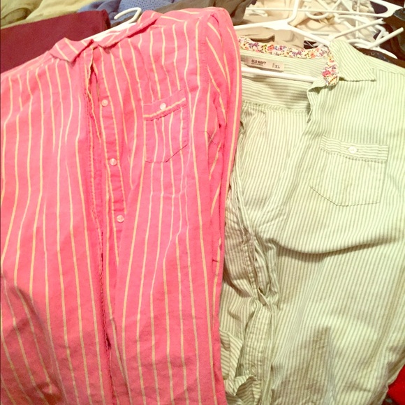 Long sleeved button down bundle