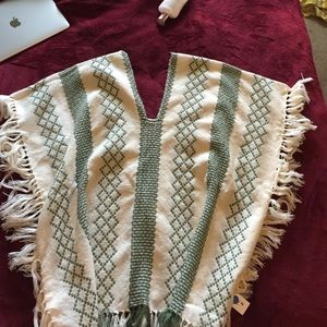 Pacsun Marroccan sweater Poncho Boho