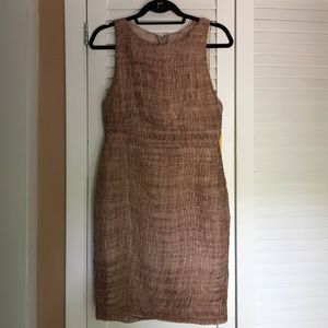 Ginger rouched fitted chiffon dress