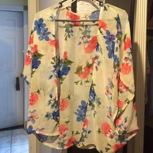 Floral cardigan