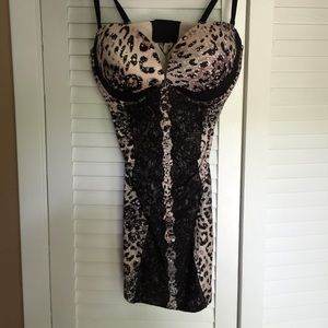 Animal print lingerie