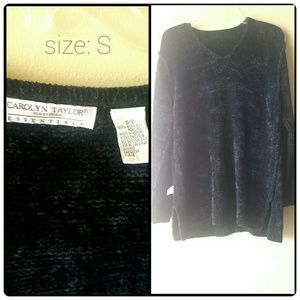 Oversized Black Furry Sweater